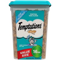 Temptations Classic Tempting Tuna Flavor Cat Treats, 16 oz.